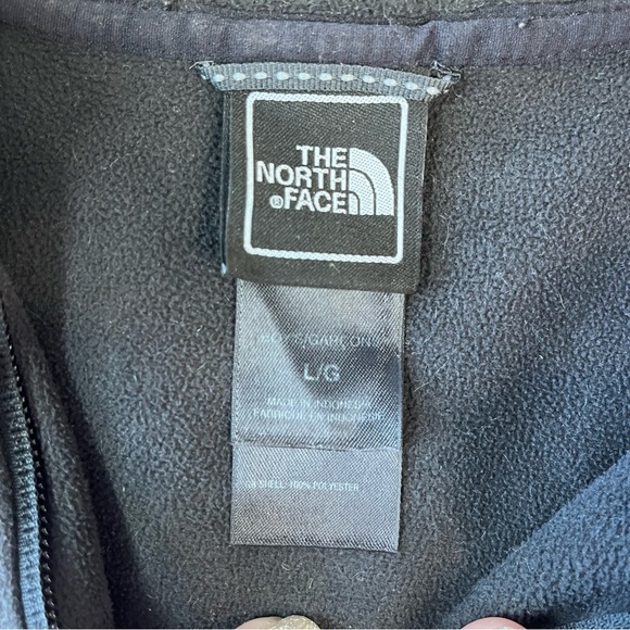 The North Face boys black Fleece windwall jacket size large - Picture 4 of 7